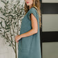 Easy Hustle High Neck Dress in Ash Jade