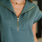 Easy Hustle High Neck Dress in Ash Jade