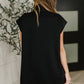Easy Hustle High Neck Dress in Black
