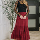 Easy Pick Tiered Maxi Skirt