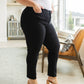 Edith Mid Rise Classic Slim Jeans in Black