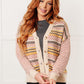 Effortless Elements Striped Cardigan