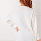 Everything Layer Waffle Knit Open Front Cardigan in Ivory