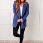 Everything Layer Waffle Knit Open Front Cardigan in Marlin