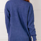 Everything Layer Waffle Knit Open Front Cardigan in Marlin