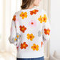 Falling Flowers Floral Sweater