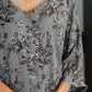 Falling in Deep Crinkle Woven Blouse Dune Grey