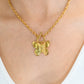 Flutter & Shine Butterfly Pendant Necklace in Gold