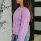 For the Experience Relaxed Pullover in Lavender