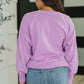 For the Experience Relaxed Pullover in Lavender