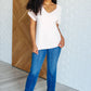 Frequently Asked Questions V-Neck Top in Blush
