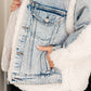 Full Send Sherpa Lined Denim Jacket