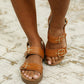 Funplay Cognac Platform Sandal