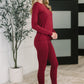 Get Me Cozy Set in Cabernet