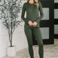 Get Me Cozy Set in Dark Olive