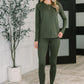 Get Me Cozy Set in Dark Olive