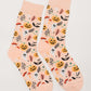Ghouls Night In Quarter Socks