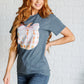 Gingham Pumpkin With Bow Graphic Tee