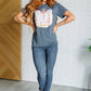 Gingham Pumpkin With Bow Graphic Tee