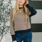 Give Me a Call Color Block Pullover