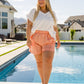 Go With It High Rise Striped Shorts