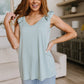 Good For You Ruffle Detail Tank