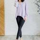 Good Things Are Coming V-Neck Top in Lavender