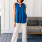 Greater than Great Keyhole Detail Tank in Teal