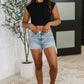 Halfway to Heaven Cropped Top in Black