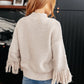 Handle It All Fringe Detail Sweater