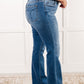 Hannah Mid Rise Thermal Bootcut Jeans