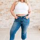 Hayes High Rise Wide Leg Crop Jeans