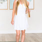 Hop, Skip and a Jump Dress and Shorts Set in White