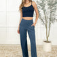 Hot Yoga Tank in Navy
