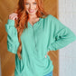 I Am the City Hooded Pullover in Mint