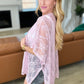 Good Days Ahead Lace Kimono In Mauve