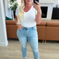 Sam Mid Rise Star Pocket Boyfriend Jeans