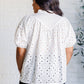 I'll Let You Know Eyelet Lace Blouse