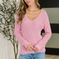 I'm All Yours V-Neck Sweater