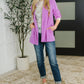 I'm Really That Gal Open Front Blazer in Orchid Glow