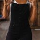 Imogene Control Top Retro Flare Overalls in Black