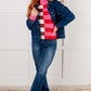 In Your Lane Color Blocked Stripe Sweater