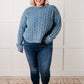 In the Right Direction Cable Knit Sweater