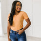 It Figures Scoop Neck Top