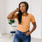 It Figures Scoop Neck Top