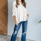 Ivory Thoughts Chenille Blouse