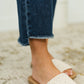 Nova High Waist Dark Wash Kick Flare