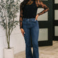 Jada High Waist Flare with Patch Pockets