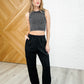 Jog and Snog Joggers in Black