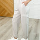 Jog and Snog Joggers in Mocha Cream